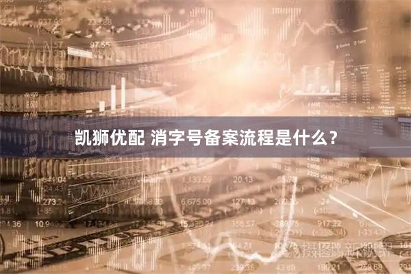 凯狮优配 消字号备案流程是什么？