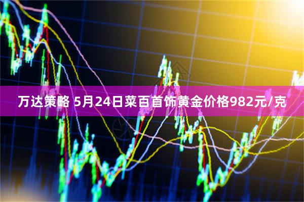 万达策略 5月24日菜百首饰黄金价格982元/克