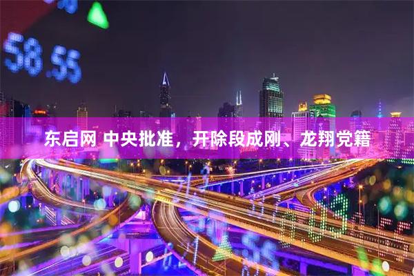 东启网 中央批准，开除段成刚、龙翔党籍