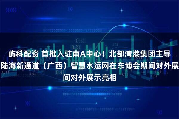屿科配资 首批入驻南A中心！北部湾港集团主导的西部陆海新通道（广西）智慧水运网在东博会期间对外展示亮相