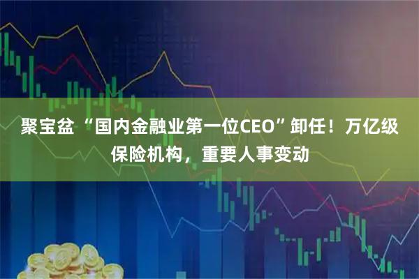 聚宝盆 “国内金融业第一位CEO”卸任！万亿级保险机构，重要人事变动